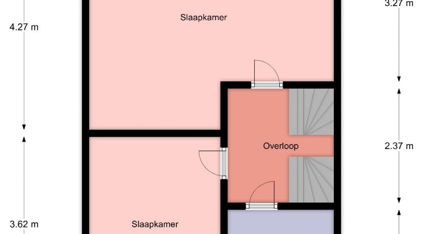 Twee-onder-een-kapwoning-Alblasserdam-Plattegrond-1e-verdieping