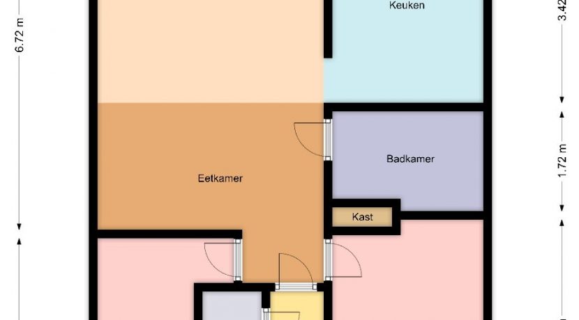 Appartement-Zwijndrecht-plattegrond