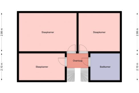 Eengezinswoning-Papendrecht-Plattegrond-1e-verdieping-Ericahof-21