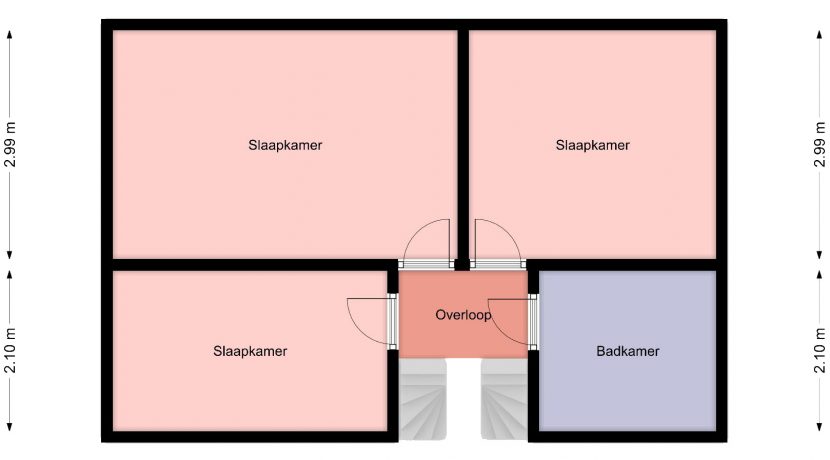 Eengezinswoning-Papendrecht-Plattegrond-1e-verdieping-Ericahof-21