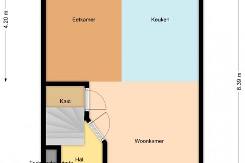 Eengezinswoning-Papendrecht-Plattegrond-begane-grond-Ericahof-21