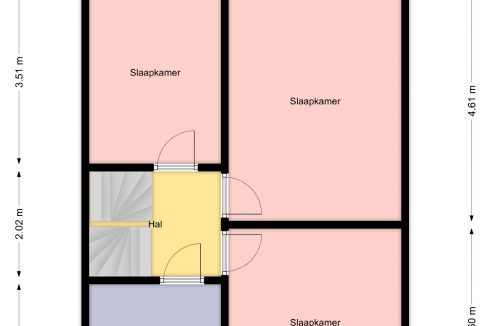 eengezinswoning-Papendrecht-tussenwoning-Rubensstraat-7-plattegrond-1e (10)