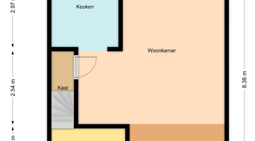 eengezinswoning-Papendrecht-tussenwoning-Rubensstraat-7-plattegrond-woonkamer (11)