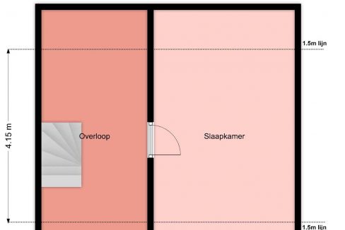 eengezinswoning-Papendrecht-tussenwoning-Rubensstraat-7-plattegrond-zolder