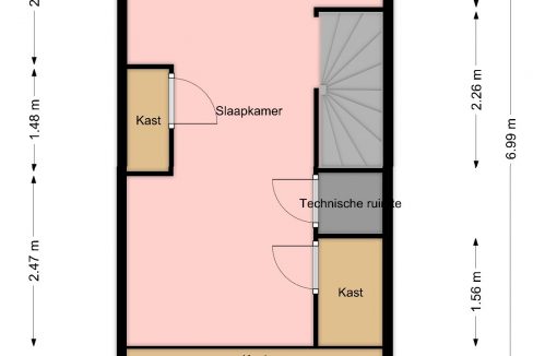 Plattegrond zolder